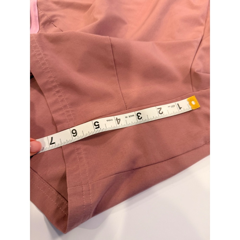 Nike Mens Dri-FIT Mauve Pink Athletic Running Shorts Large 5 Inch Inseam - Picture 5 of 7